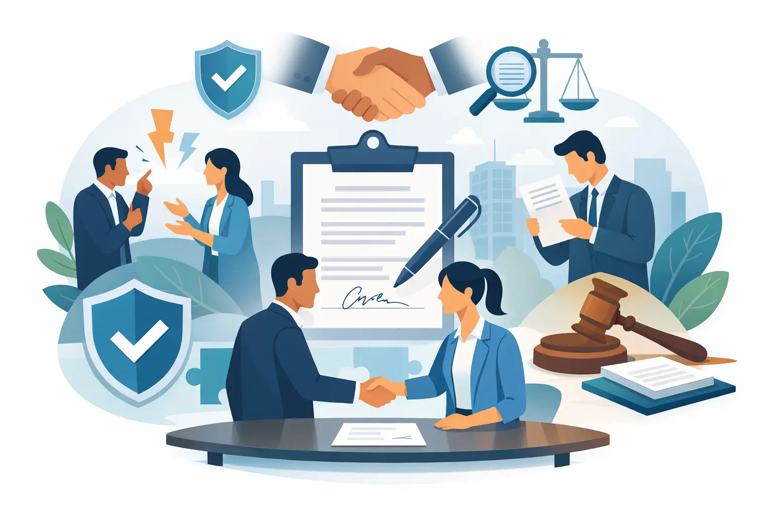 Cum previi dispute contractuale eficient