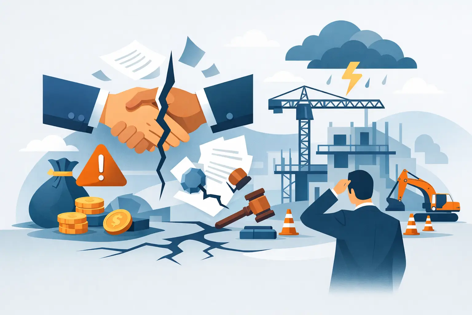 Reziliere contract lucrări publice: riscuri