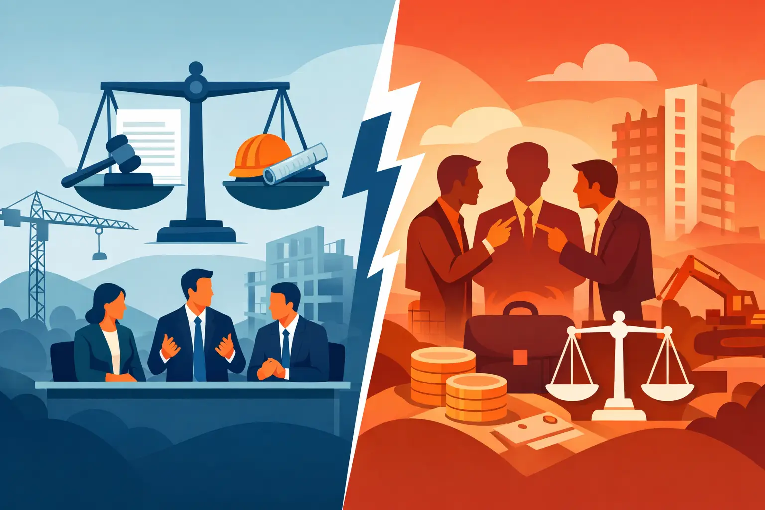 DAB versus arbitraj în construcții - ce alegi?