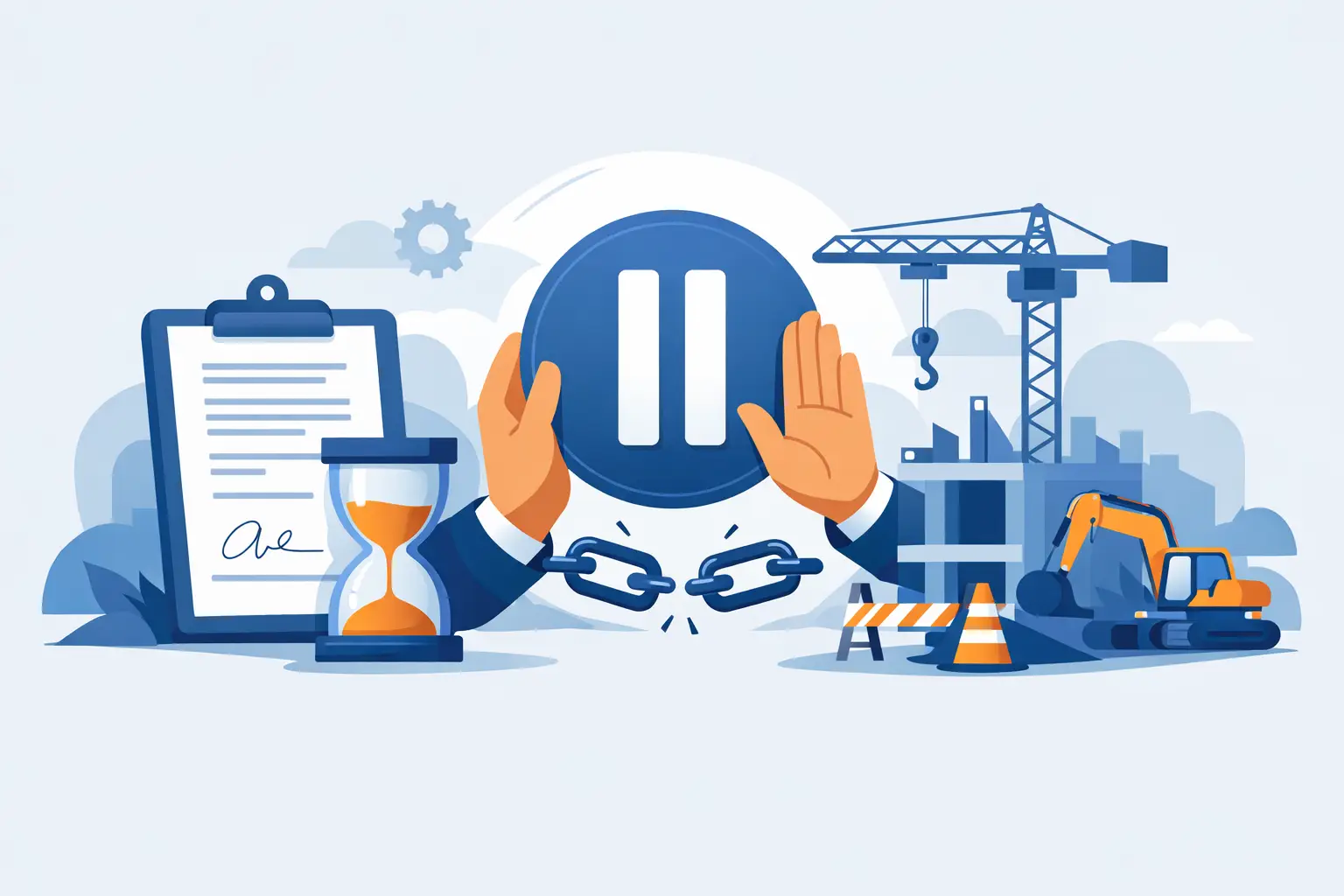 Ghid pentru suspendarea lucrărilor contractuale